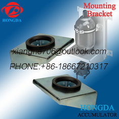 China hydraulic accumulator wall mounting bracket with rubber support ring supplier