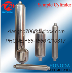 China hydraulic gas bottle gas sampling cylinder for sampling system used for oil pipe industry supplier