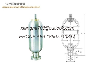 China high pressure flange accumulator supplier