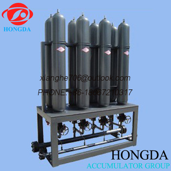 hydraulic accumulator for electronic system