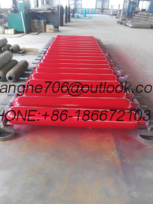 Hydraulic Oil Compatible Bladder Accumulator Carbon Steel Shell Mounting Options Customizable